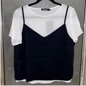 🟠3 $5 for $10🟠 Mesh top with camisole